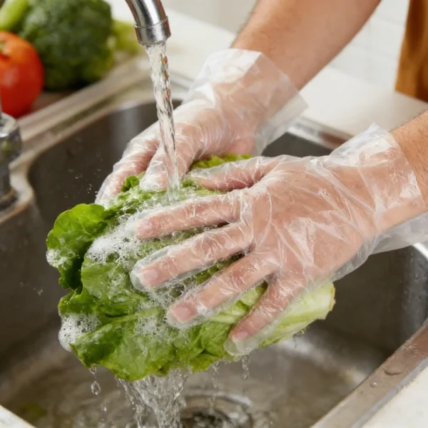 Christmas Stocking Stuffers Disposable Clear Gloves - Food Grade Kitchen Gloves Cozy Home Gift