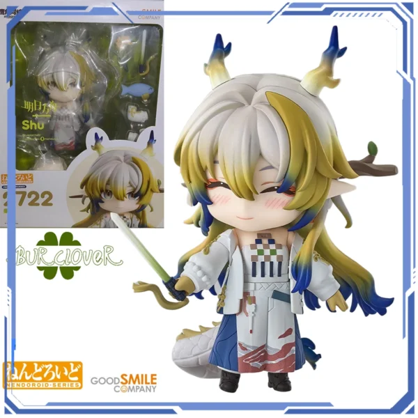 GSC Original Nendoroid Series Arknights Shu Assembly Model Toys Anime character figurines Assemble model toys Collected